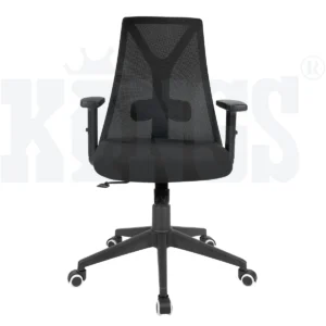 Libra Black Mesh Revolving Chair (Nylon)